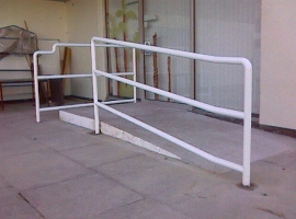 Lanner School - Disabled ramp and hand rail