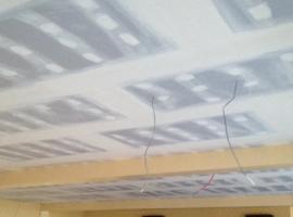 Plasterboard dry lining