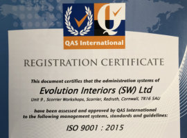 ISO 9001 2015 certification
